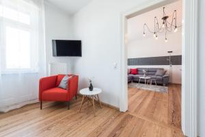 TV/Unterhaltungsangebot in der Unterkunft Family-Apartments Freiburg