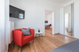 TV/Unterhaltungsangebot in der Unterkunft Family-Apartments Freiburg