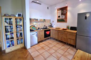 Η κουζίνα ή μικρή κουζίνα στο Apartament Krych +5 φωτογραφίες