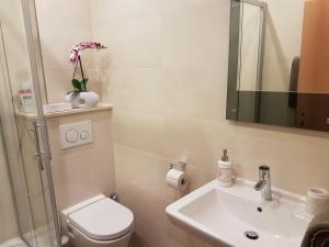 Koupelna v ubytování Hotel Eigelstein
