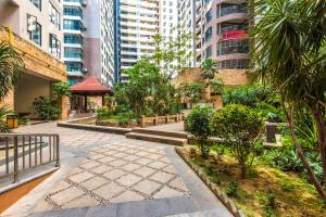 Κήπος έξω από το Sanya Wen Xin Hai Jing Apartement