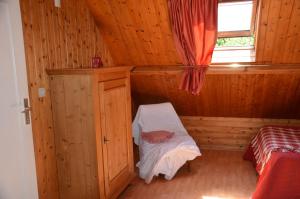 Postel nebo postele na pokoji v ubytování Chambres d'hotes du creulet