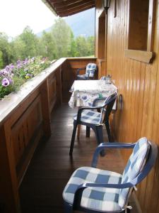 Istumisnurk majutusasutuses Haus Reiterer