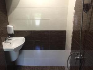 Ein Badezimmer in der Unterkunft Hotel Chamishki