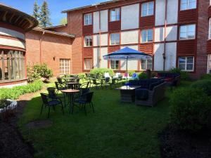 En trädgård utanför Best Western Gustaf Wasa Hotel