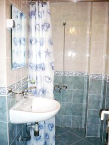 Koupelna v ubytování Hotel Bobchev