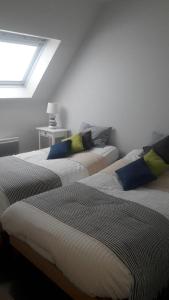 Кровать или кровати в номере Appartement avec garage Colmar Centre Historique