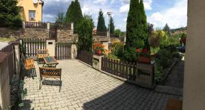 Zahrada ubytování Villa Cihelna apartments