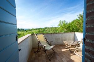 Balkón nebo terasa v ubytování Agriturismo La Corte del Lupo
