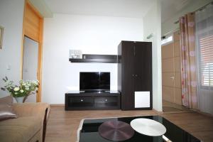 Televízia a/alebo spoločenská miestnosť v ubytovaní Apartment J&I