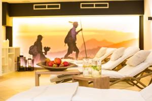 Część wypoczynkowa w obiekcie Hotel Garni Römerhof