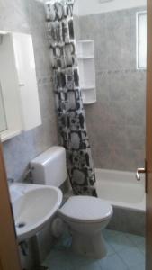 Koupelna v ubytování Apartments Mesec