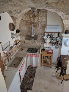 Η κουζίνα ή μικρή κουζίνα στο Bilocale San Nicola