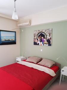 Postel nebo postele na pokoji v ubytování Sounio Palea Heaven + 37 fotografií