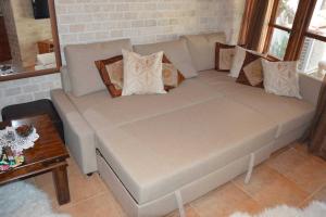 Postel nebo postele na pokoji v ubytování Czarina Cabin הבקתה הקיסרית והדירה הקיסרית czarina apartment