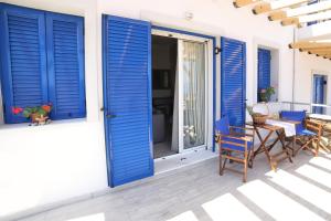 Balkón nebo terasa v ubytování Blue SeaSide Studios