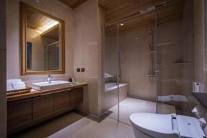Koupelna v ubytování Taroko Liiko Hotels