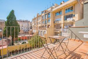 En balkong eller terrasse på Flateli - Exclusivo Plaça Catalunya 4-1