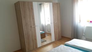 Postel nebo postele na pokoji v ubytování Ferienwohnung Auszeit