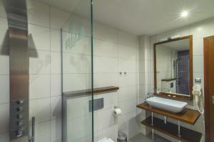 Kúpeľňa v ubytovaní Hotel Arkada
