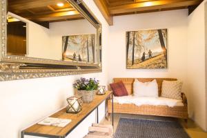 Część wypoczynkowa w obiekcie Hotel Garni Römerhof