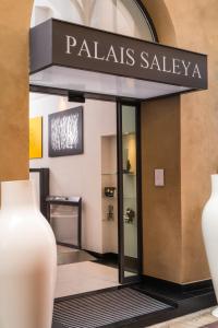 a store with a sign that reads palias salaya at Palais Saleya Boutique hôtel in Nice