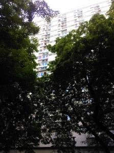 Budynek, w którym mieści się apartament
