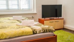 Postel nebo postele na pokoji v ubytování Vila Magnolie