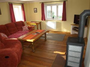 Posezení v ubytování Guest House LUFT Sněžník