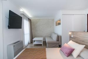 TV a/nebo společenská místnost v ubytování Hotel Na Taconera