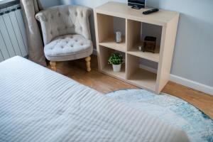 Postel nebo postele na pokoji v ubytování PAVISHA´S PLACE