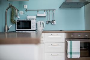 Kuchyň nebo kuchyňský kout v ubytování PAVISHA´S PLACE