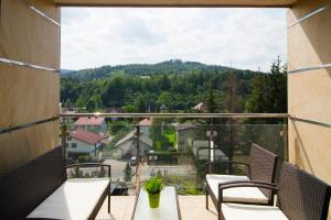 Výhľad na hory alebo výhľad na hory priamo z apartmánu