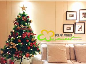 Istumisnurk majutusasutuses Wemeet Hotel Taipei