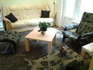 Posezení v ubytování Jaani 2-1 Apartment