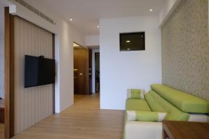 TV a/nebo společenská místnost v ubytování iLiving B&B