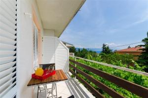 Balkón nebo terasa v ubytování Apartment in Novi Vinodolski 15308