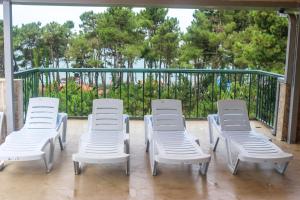 Balkón nebo terasa v ubytování Golden Fleece Hotel