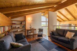 Posezení v ubytování Agritur Deromedi