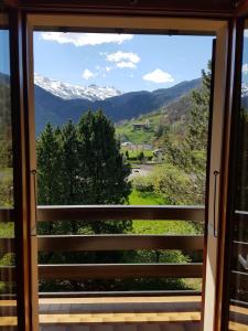 山景或在旅馆看到的山景