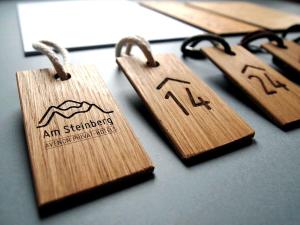 Certifikát, hodnocení, plakát nebo jiný dokument vystavený v ubytování Avenon Privat-Hotel Am Steinberg