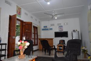 Istumisnurk majutusasutuses Nest Inn