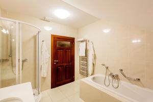 Koupelna v ubytování Hotel Bankov Košice