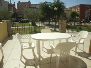 Patio alebo iná vonkajšia časť ubytovania Apartamentos Satse Moncofa