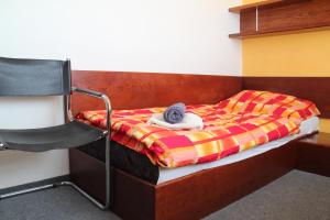 Postel nebo postele na pokoji v ubytování Hotel Rambousek