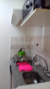 Una encimera de cocina con un fregadero y un fregadero. en Apartamento Hernandez, en Villa Mercedes 8 fotos más
