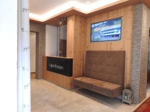 TV o dispositivi per l'intrattenimento presso Hotel Alpenfrieden