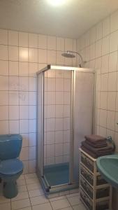 Koupelna v ubytování B&B Le Nid Doux (Vresse-Sur-Semois/Chairière)