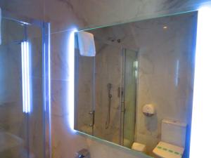 Koupelna v ubytování HOTEL MAÑET