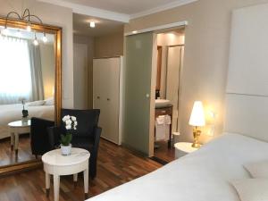 Krevet ili kreveti u jedinici u okviru objekta Hotel des Balances